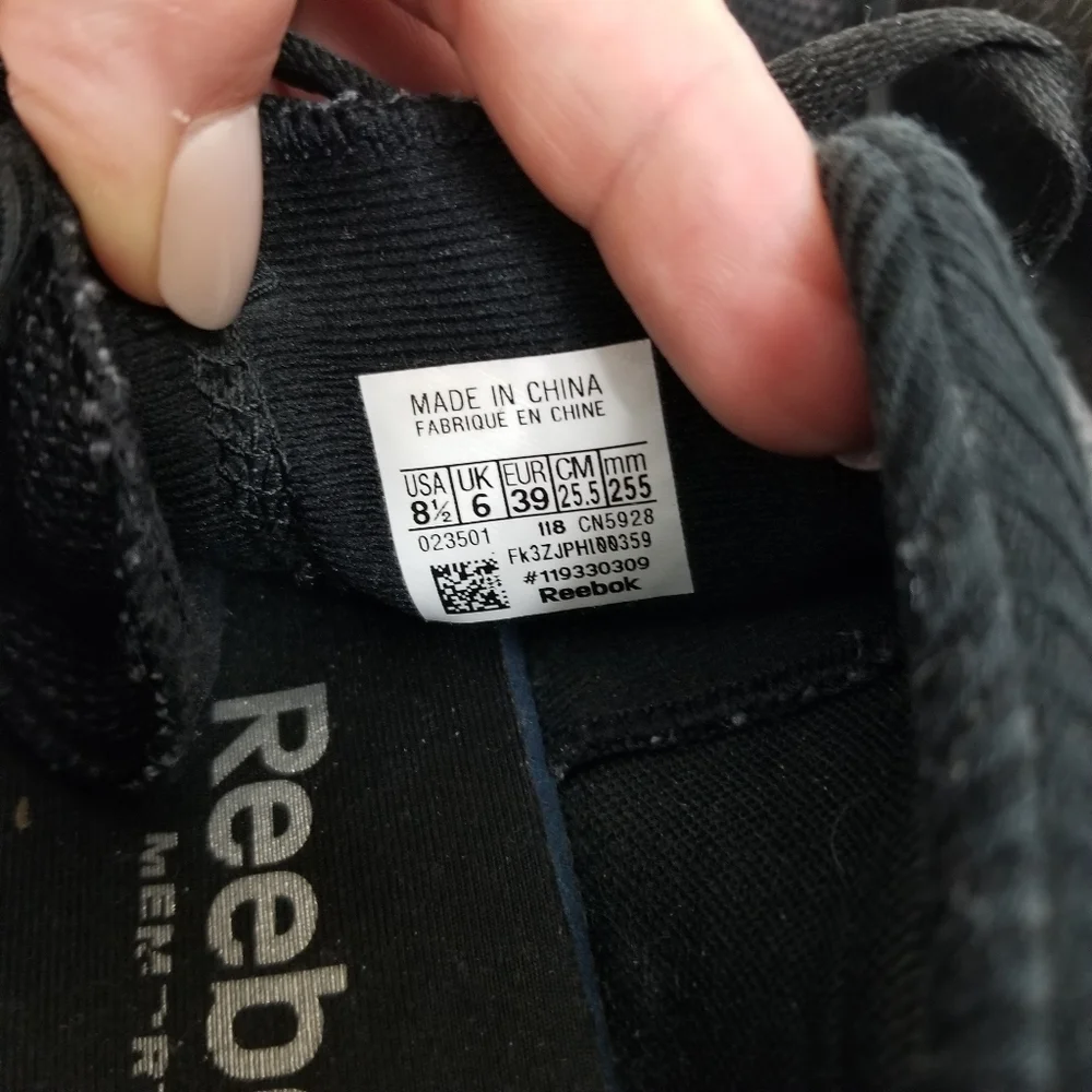 Reebok Women Print Athlux Black Size 8.5 - Picture 6 of 7